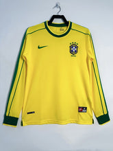 Retro Brazil national 1998 home Long Sleeve